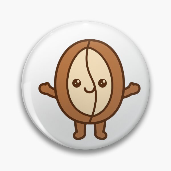 Item preview, Kawaii Coffee Bean  — Cute Coffee Lover Character Illustration designed and sold by Sweet Blob Co.