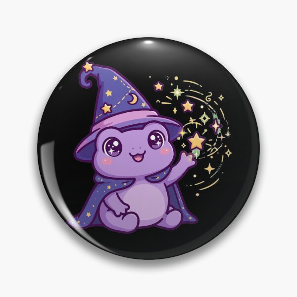 Item preview, Frog Wizard Magic – Cute Kawaii Wizard Frog Fantasy designed and sold by ZyVoAli.