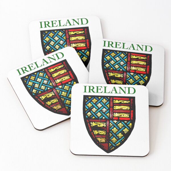 Item preview, Ireland Heraldry Stain Glass designed and sold by OurHomeImages.