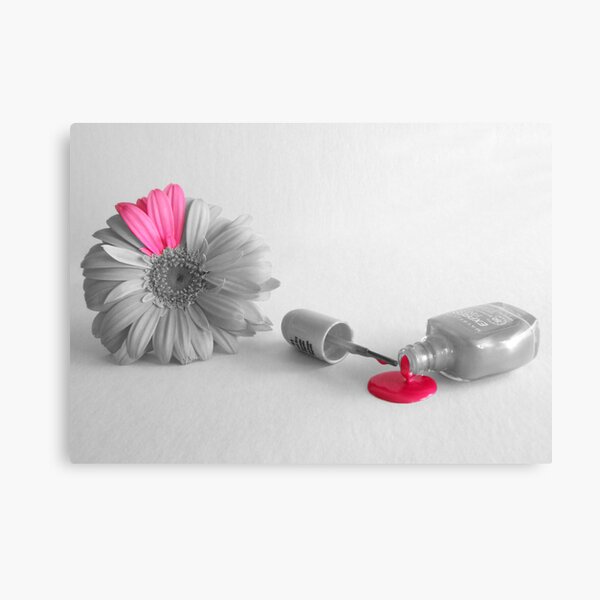 A Touch of Pink 1- Painting Colour Canvas Print
