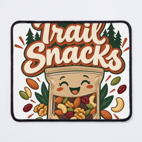 Item preview, Trail Snacks Funny Hiking Typography designed and sold by S06PMarketing.