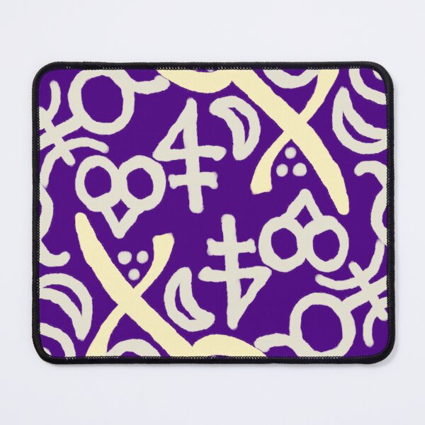 Item preview, Beige, Moonlight, and Aubergine Esoteric Monogram designed and sold by QAF Warlock Patterns.