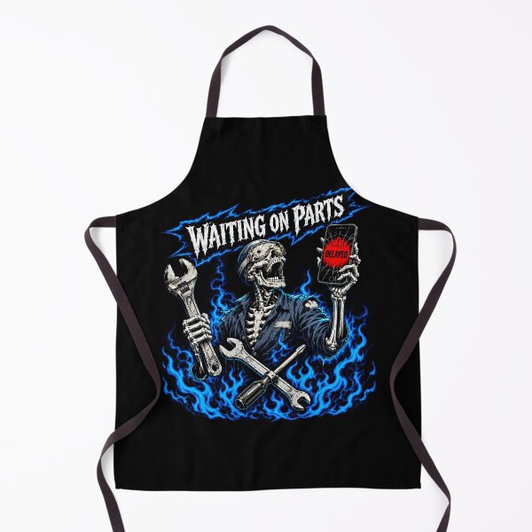 Item preview, Mechanic Skeleton Waiting On Parts Delayed designed and sold by netimdomains.