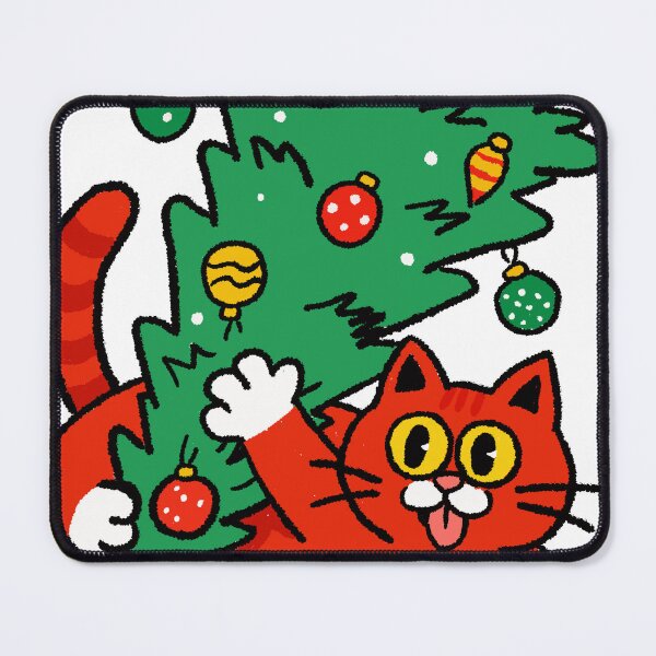 Item preview, Playful Cat & Festive Tree designed and sold by SugarCore.