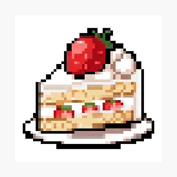 Item preview, Strawberry Shortcake Pixel Art designed and sold by Matilda Pixel.