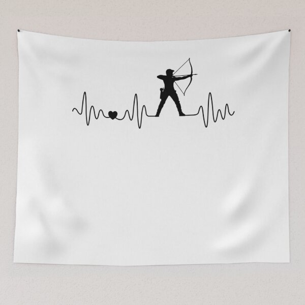 Item preview, Archer Heartbeat Archery Bow and Arrow Aiming for Bullseye designed and sold by AmberWild.