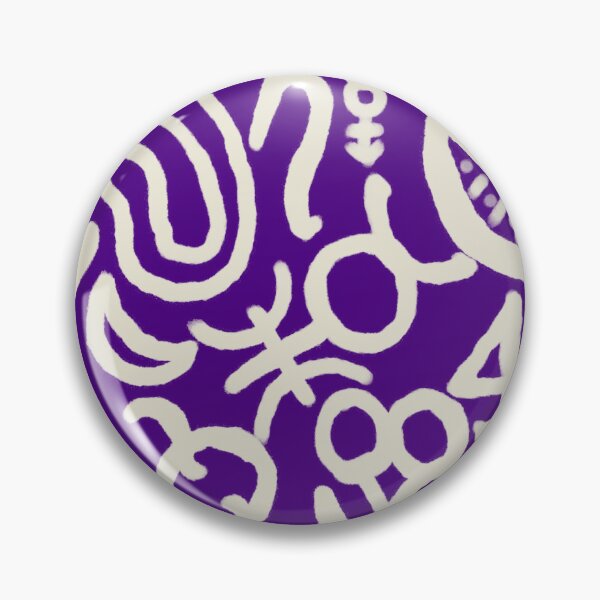 Item preview, Beige and Aubergine Esoteric Monogram designed and sold by QAF Warlock Patterns.