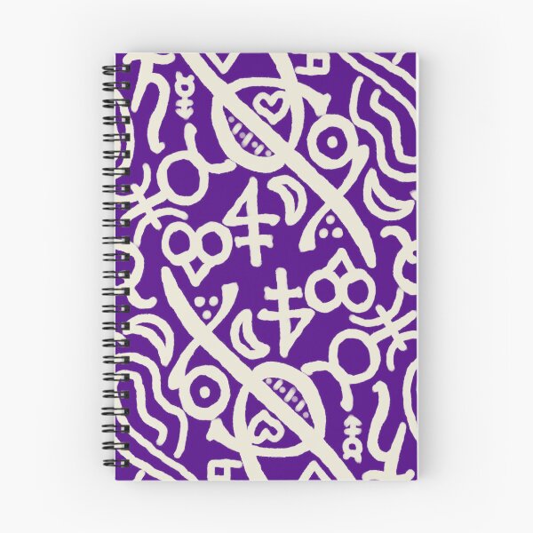 Item preview, Beige and Aubergine Esoteric Monogram designed and sold by QAF Warlock Patterns.
