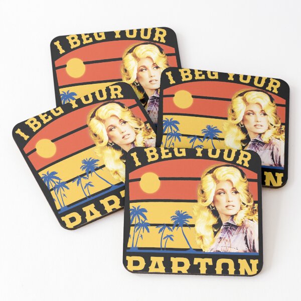 Item preview, I Beg Your Parton Retro Sunset Dolly Parton designed and sold by Shyannranecki.