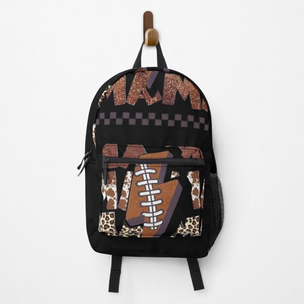 Item preview, Retro Western Mama Lightning Football Leopard Design designed and sold by MelittaKaiser.