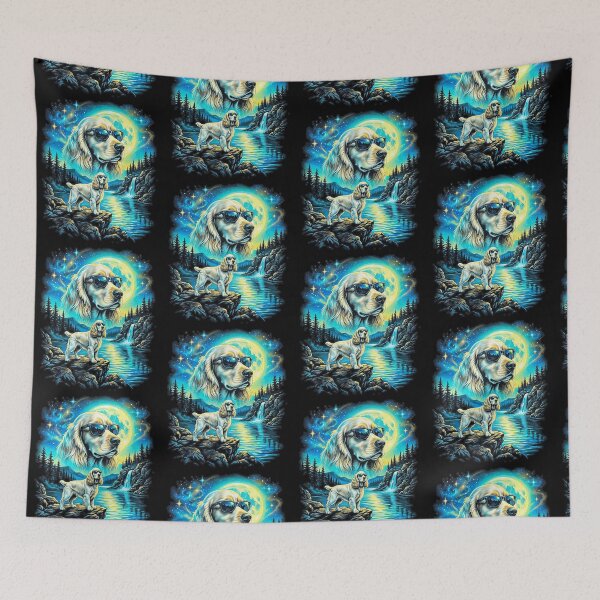 Item preview, Light-Coated English Cocker Spaniel with sunglasses 90s wildlife designed and sold by aponwao.