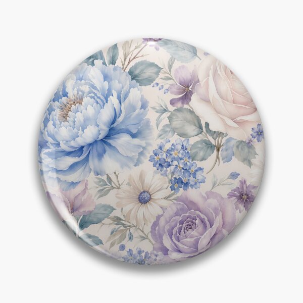 Item preview, violet and pink floral pattern designed and sold by Victoria Riabov.