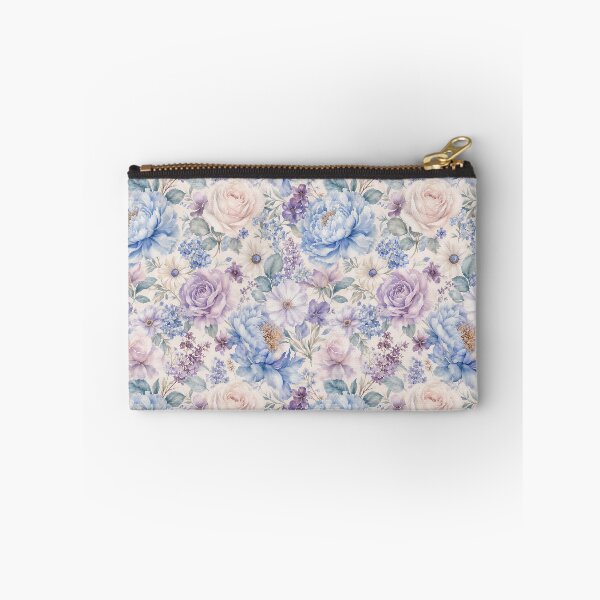 Item preview, violet and pink floral pattern designed and sold by Victoria Riabov.