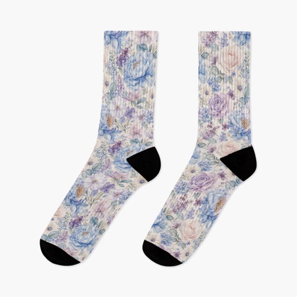 Item preview, violet and pink floral pattern designed and sold by Victoria Riabov.