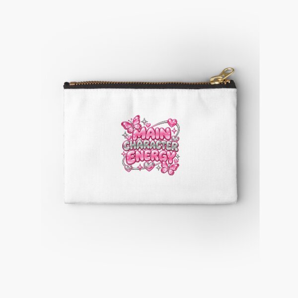 Item preview, Main Character Energy | Pink & Silver Y2K Bubble Letter Aesthetic designed and sold by Chic  Artistry.
