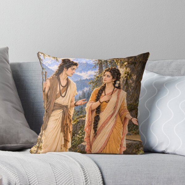 Item preview, Shiva Tests Parvati’s Devotion | Hindu Story Art designed and sold by Homyar.