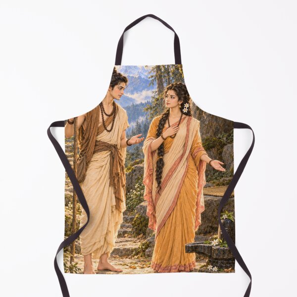 Item preview, Shiva Tests Parvati’s Devotion | Hindu Story Art designed and sold by Homyar.