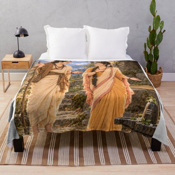 Item preview, Shiva Tests Parvati’s Devotion | Hindu Story Art designed and sold by Homyar.