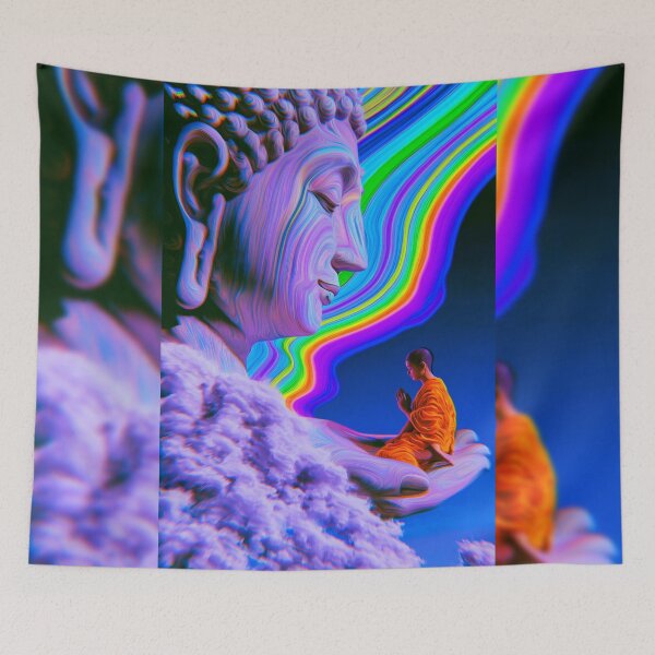 Item preview, In The Buddha's Hand designed and sold by MongLongStudio.