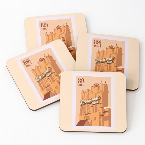 Item preview, Vintage Theme Park Stamp Collection | Hollywood Tower 8/12 designed and sold by mafervicenttin.
