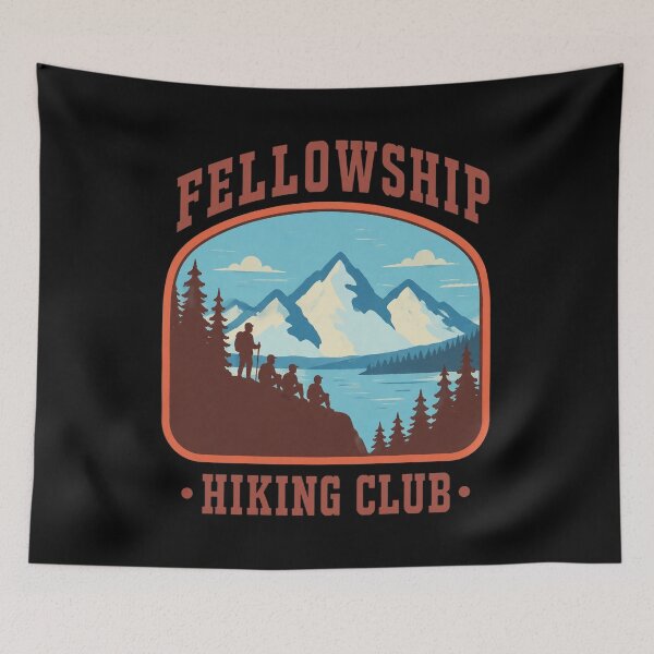 Item preview, Fellowship Hiking Club designed and sold by Emilykerryart.