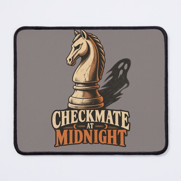 Item preview, Checkmate At Midnight Retro Halloween Chess Design designed and sold by Golden Era Studio.