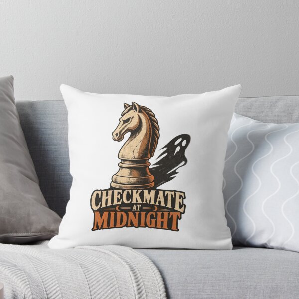 Item preview, Checkmate At Midnight Retro Halloween Chess Design designed and sold by Golden Era Studio.