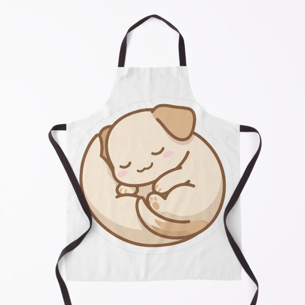 Item preview, Kawaii Sleepy Puppy  — Cute Cream Dog Illustration designed and sold by Sweet Blob Co.