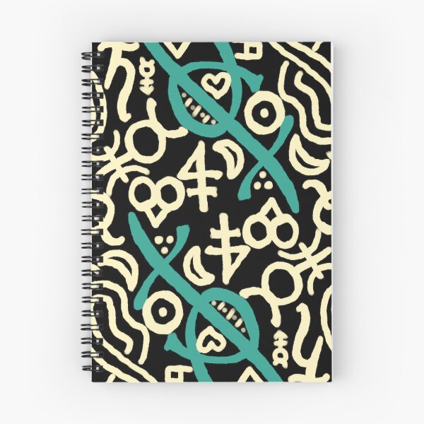 Item preview, Obsidian, Moonlight, and Verdigris Esoteric Monogram designed and sold by QAF Warlock Patterns.