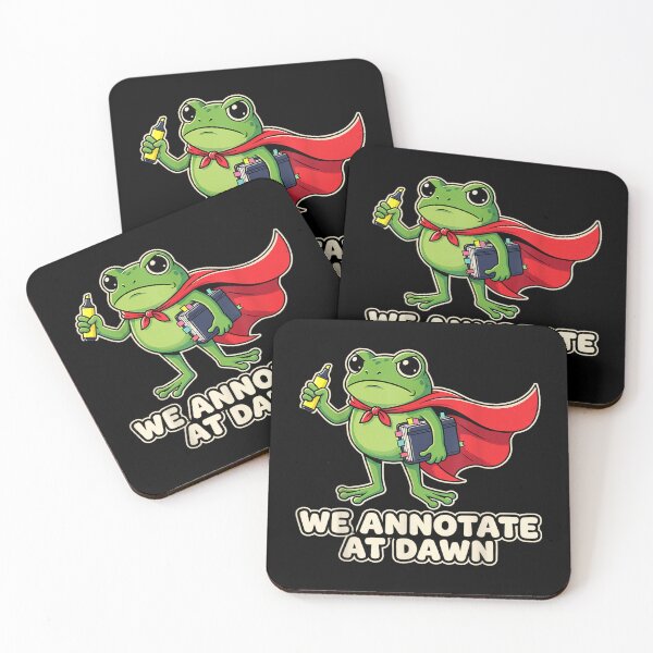 Item preview, We Annotate At Dawn Funny Frog Meme designed and sold by DorikoKazan.