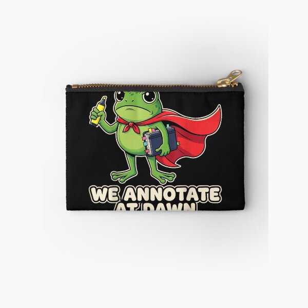 Item preview, We Annotate At Dawn Funny Frog Meme designed and sold by DorikoKazan.