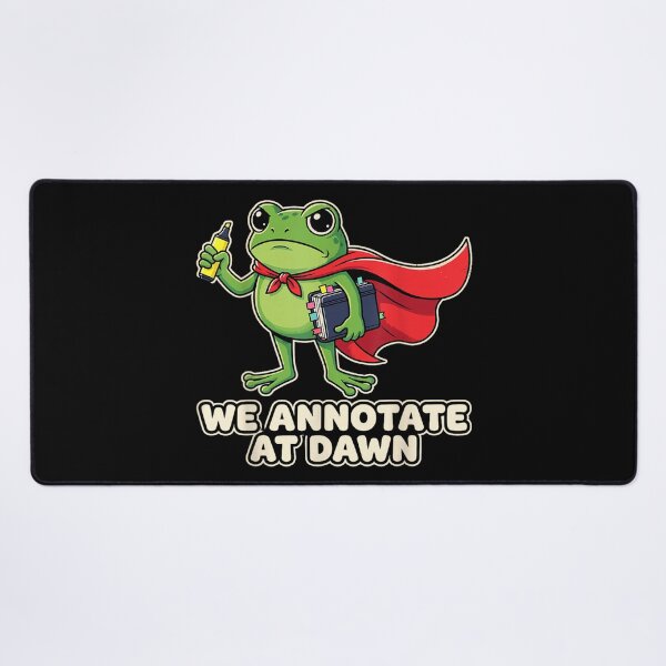 Item preview, We Annotate At Dawn Funny Frog Meme designed and sold by DorikoKazan.