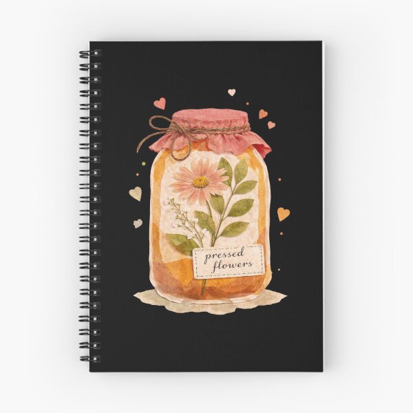 Item preview, Pressed Flowers Mason Jar Watercolor Cottagecore Rustic Botanical Wall Art designed and sold by FestivityFinds.