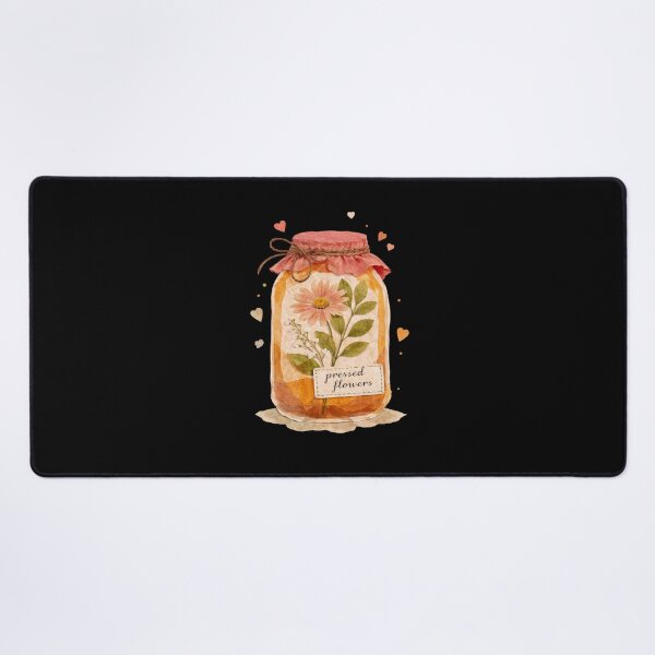 Item preview, Pressed Flowers Mason Jar Watercolor Cottagecore Rustic Botanical Wall Art designed and sold by FestivityFinds.