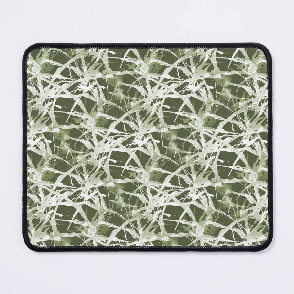 Item preview, Foliage Short Grass Abstract in White and Green designed and sold by Artistestella.