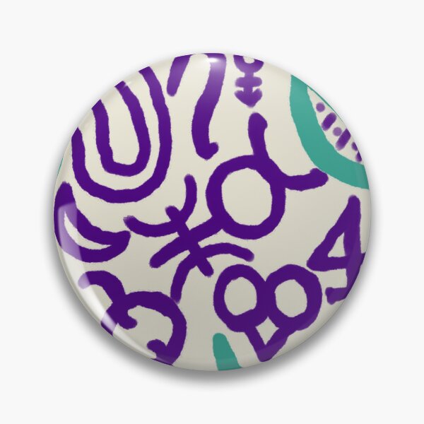 Item preview, Beige, Verdigris, and Aubergine Esoteric Monogram designed and sold by QAF Warlock Patterns.