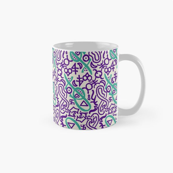Item preview, Beige, Verdigris, and Aubergine Esoteric Monogram designed and sold by QAF Warlock Patterns.
