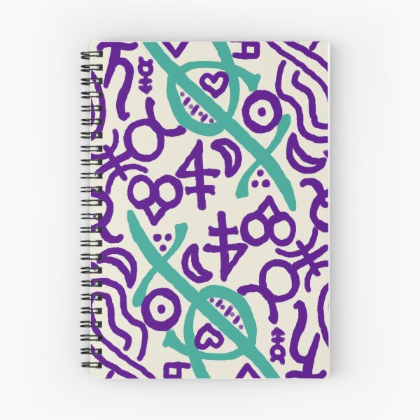 Item preview, Beige, Verdigris, and Aubergine Esoteric Monogram designed and sold by QAF Warlock Patterns.