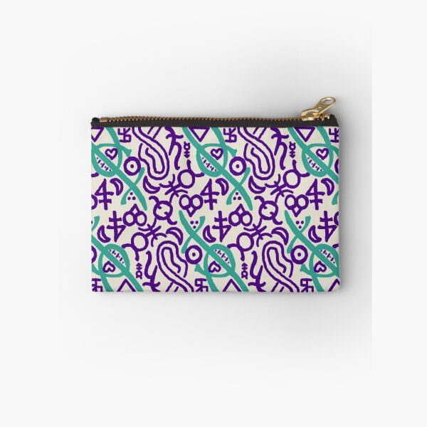 Item preview, Beige, Verdigris, and Aubergine Esoteric Monogram designed and sold by QAF Warlock Patterns.