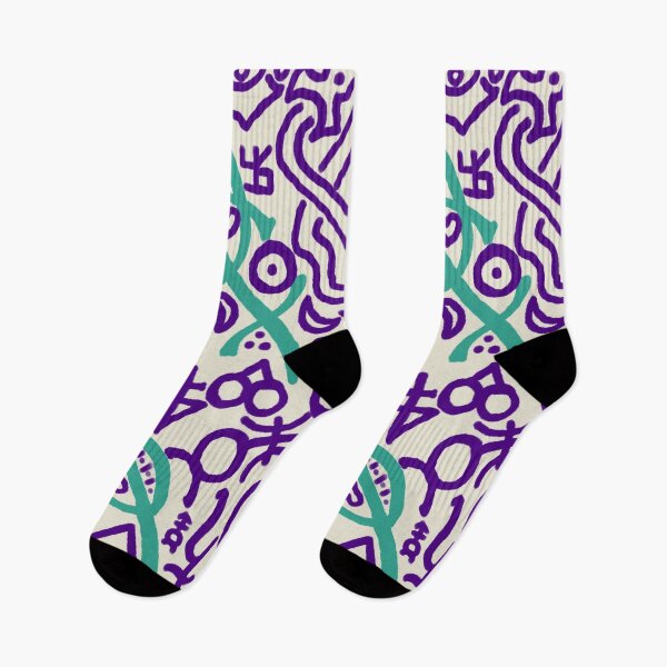 Item preview, Beige, Verdigris, and Aubergine Esoteric Monogram designed and sold by QAF Warlock Patterns.