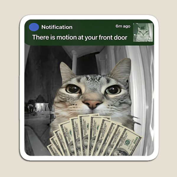 Item preview, Ring Cat With Motion Meme designed and sold by EPICV.SION WEARS.