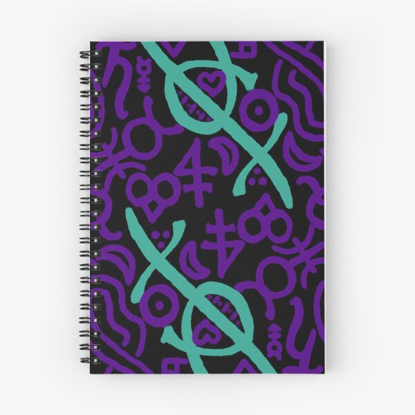 Item preview, Obsidian, Verdigris, and Aubergine Esoteric Monogram designed and sold by QAF Warlock Patterns.