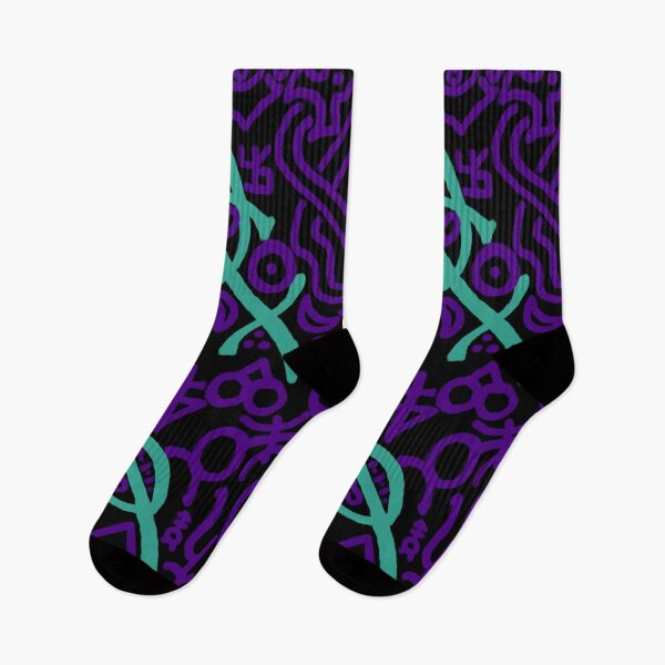 Item preview, Obsidian, Verdigris, and Aubergine Esoteric Monogram designed and sold by QAF Warlock Patterns.