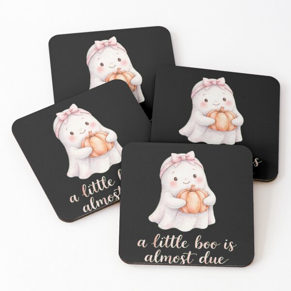 Item preview, A Little Boo Is Almost Due Pumpkin Ghost – Halloween Baby Shower designed and sold by ZyVoAli.
