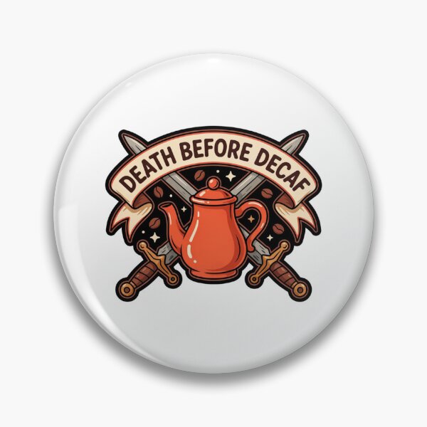 Item preview, Death Before Decaf designed and sold by Peter Stawicki.