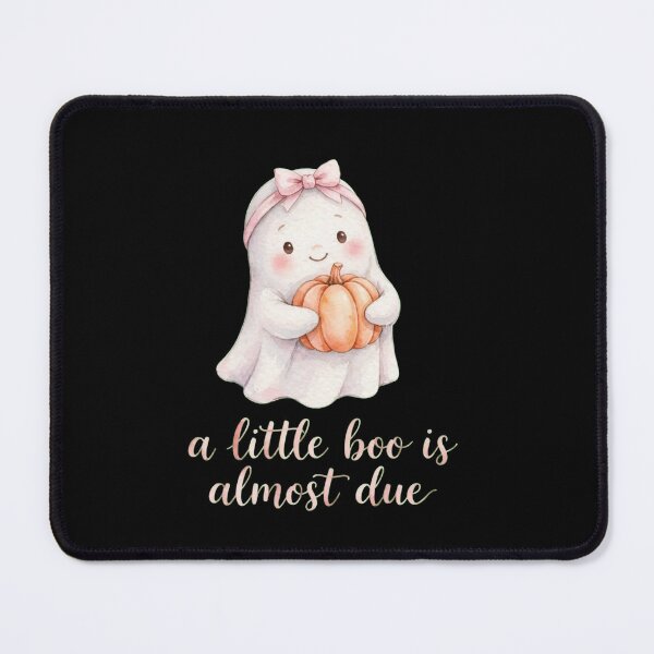 Item preview, A Little Boo Is Almost Due Pumpkin Ghost – Halloween Baby Shower designed and sold by ZyVoAli.