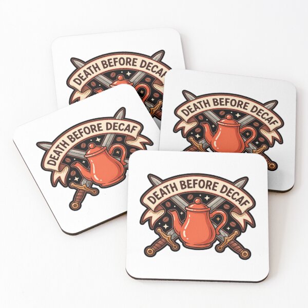 Item preview, Death Before Decaf designed and sold by Peter Stawicki.