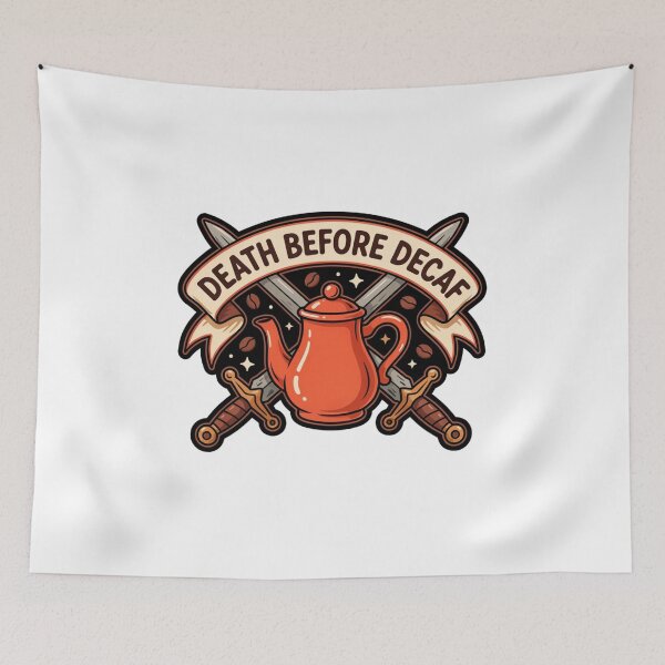 Item preview, Death Before Decaf designed and sold by Peter Stawicki.