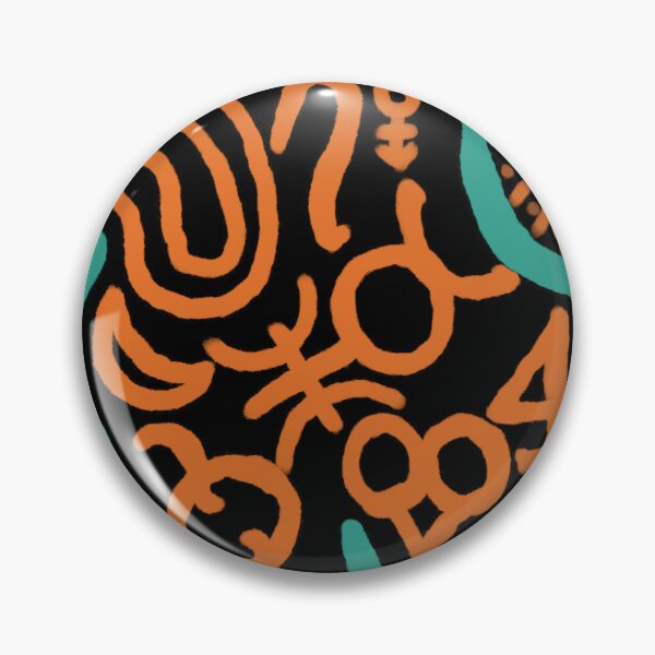 Item preview, Obsidian, Verdigris, and Russet Esoteric Monogram designed and sold by QAF Warlock Patterns.