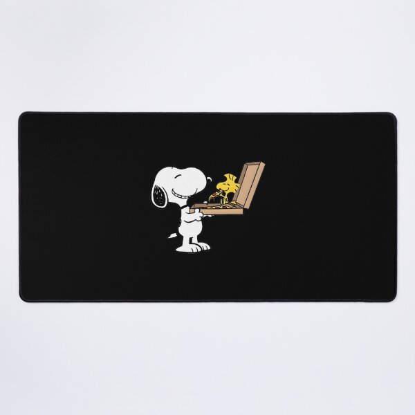 Item preview, Cute Snoopy Serving Pizza to Woodstock Cartoon Illustration designed and sold by Dragonbowmen.